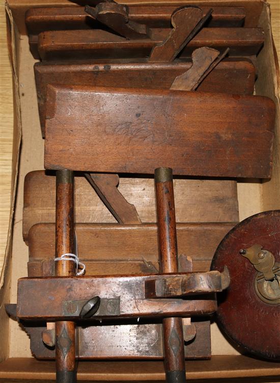 Early 20th Century wooden moulding planes